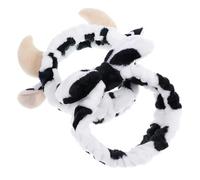 Happyyami 2piezas Diadema De Vaca Estampado De Vaca Diademas Para Spa y Maquillaje Para Cuidado De y Accesorios De Cabello Para Niñas