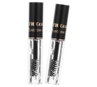 Happyyami 2piezas Gel Fijador Transparente Para Cejas Unidades Pincel Delicado Para Modelado Natural y Fijación Líquido De Definición Para Maquillaje Diario y Regalo Femenino