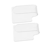 Happyyami 2piezas Paletas De Maquillaje Portátiles Paletas Acrílicas Para Uñas De Mezcla De Maquillaje Para Manicura