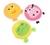 Happyyami 3 Esponjas De Baño Para Bebé Esponja De Ducha Esponja De Baño Para Animales Esponja De Baño Para Pequeños Esponja De Baño Para Shower Estropajos De Baño Franceses