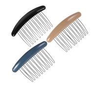 Happyyami 3 Peinetas Coreanas Cabello para Mujeres, Accesorios Ligeros de Plástico sin Dañar Raíces, Estilo Simple y Dulce, Pack de 3 Piezas para Uso Diario