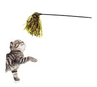 Happyyami 3 Piezas Juguetes para Gatos Regalos para Mascotas Disfraz De Perro Vikingo Juguetes De Ventana Juguetes para Gatitos Soporte para Teaser De Gato Interior Anillo De Papel