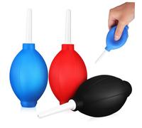 Happyyami 3 Piezas Soplador de Aire para Lentes de Cámara Kit de Limpiador de Lentes Herramientas de Limpieza y Portátiles Diseño Ergonómico y Reutilizable Accesorios para Electrónica
