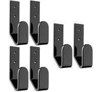 Happyyami 3 Series Soporte para Teclado De Pared Ergonómico Percha Montar Montado Estante De Teclado Soporte De Teclado Llave Organizador Colgante Acrílico Black 2 Piezas X 3