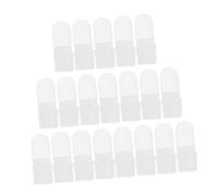 Happyyami 30piezas Quitaesmalte Protector De Esmalte De Uñas Diseño De Manicura y De Uñas Unidades Material Transparente Para Protección De Manicura