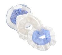 Happyyami 3piezas Coleteros De Encaje De Para Mujeres Accesorios Elegantes Para Fiestas y Gomillas De Elásticas Cabello