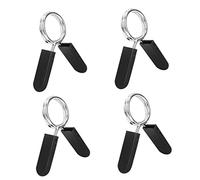 Happyyami 4 Abrazaderas de Resorte Resistentes y Antideslizantes para Barra de 28 Mm Ideales para Levantamiento de Pesas y Cross Fit en Gimnasio