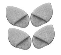 Happyyami 4 Almohadillas Exfoliantes Para Limpieza Espuma Limpiadora Esponja Triangular Limpiador De Esteticista Poliuretano Hidrófilo Gris