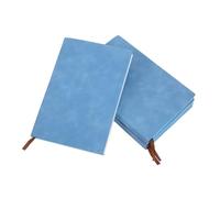 Happyyami 4 Piezas Cuadernos de Planificador Conveniente Notas Ordenadas con Páginas Rayadas Cuaderno Académico para Estudiantes Escritura y Color Azul Lago