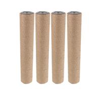 Happyyami 4 Piezas de Repuesto Compatible con Tornillos M8 y Uso Interior para Muebles con Cuerda de Sisal Natural, Estructura Alta y Resistente para Rascador de Gato