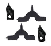 Happyyami 4 Piezas perforadora de riego por goteo herramienta perforadora de tubos de goteo perforador de tubos de punzón para manguera de riego por goteo goteando agua Boquilla