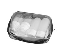 Happyyami 4 Piezas Viaje Rellenables Squeeze para Champú y Lociones Vacías Prácticas de Cosméticos Fabricadas Pe Fáciles de Llenar y Limpiar
