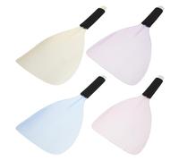 Happyyami 4 protectores faciales profesionales de barbería con asa, protectores de con laca para uso en salón y hogar.