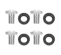Happyyami 4 Válvulas de Ventilación Sellado Confiable y Prevención de Fugas para para Tapa de Barril de en Plata Adecuado para Uso Agrícola y Construcción
