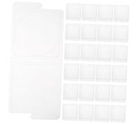 Happyyami 40piezas Paleta Maquillaje Vacía Caja Almacenamiento Sombras Ojos Paleta Rubor Contenedor Maquillaje Diy Bandeja Cosméticos