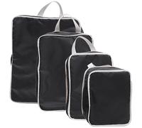 Happyyami 4piezas Bolsa De Almacenamiento De Viaje Cubos De Compresión para Maletas Organizadores De Compresión para Ropa y Artículos De Aseo para Viajes y Estancias Hoteles