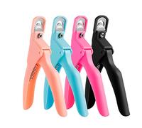 Happyyami 4piezas Cortaúñas Tijeras De Manicura Profesionales Con Forma u Herramientas De Manicura Para Uñas Color Aleatorio