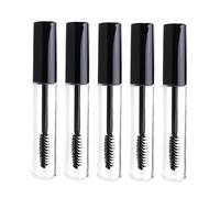 Happyyami 5 Piezas Tubo Vacío para Rímel Tapa Pack de Unidades para Crema de Pestañas y Diy Cosmética Portátil y Transparente para