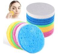 Happyyami 50piezas Almohadillas Desmaquillantes Esponjas Limpiadoras Faciales Accesorios De Portátiles