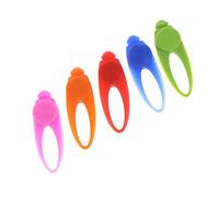 Happyyami 5pieza Led Silicone Pendant for Dog Safety Night and Food-grade Silicone Dog Collar Light for Outdoor Use
