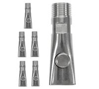 Happyyami 5piezas Bebederos Automáticos para Lechones De Acero Inoxidable Dispensador De Agua para Ganado Herramienta De Alimentación para Cerdos Corral Ahorro De Agua y Fácil Mantenimiento