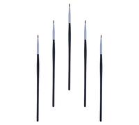 Happyyami 5piezas Pinceles Eyeliner y Delineador Pinceles Para Ojos y Labios Herramientas Cosméticas