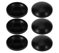 Happyyami 6 Tapas Protectores De Varillas para Trampolín De 2 Pulgadas Cubierta De Goma Repuesto para Barras De Seguridad Accesorios para Trampolines Deportes Y Aire Libre