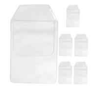 Happyyami 6piezas Protector De Bolsillo De PVC Funda para Bolígrafo y Lápiz Organizador para Camisa Soporte para Protector De para Profesional