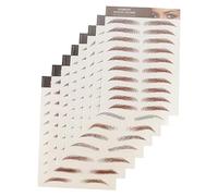 Happyyami 8hojas Pegatinas De Maquillaje Impermeables Realistas Para Cejas Postizas Decorativas