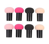 Happyyami 8piezas Borla De Polvo Húmeda y Seca Esponjas De Maquillaje Cosméticas Diseño De Hongo Para Suministros De Maquillaje Para Aplicar Polvos