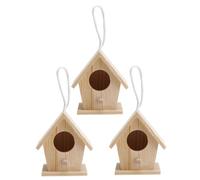 Happyyami 9piezas Adorno De Nido De Pájaro Simulado para Decoración De Jardín Colgante Natural y Realista para Fiesta De Pascua y Decoración Exterior