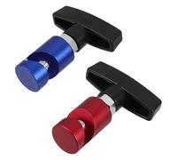 Happyyami Abrazaderas Antideslizantes para Puntal de Soporte de Elevación de Capó de Coche, 2 Piezas, Metal Resistente, Fijador para Varilla, Compatible Maletero, Accesorio Automotor
