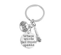 Happyyami Accesorio De Notas Musicales De Musical Colgante Para Llaves Para y Familiares