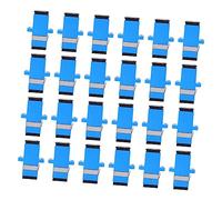 Happyyami Acoplador de 24piezas Adaptador de Conector de Cable Diseño de Brida Transferencia Compatible Telecomunicaciones Conectores de Metal Mecanizado Alta Precisión