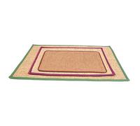 Happyyami Alfombra Rascador De Sisal para Gatos Esterilla para Afilar Uñas y Dormir Pequeño Color Aleatorio Protector De Muebles y Juguete para Mascotas