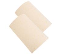 Happyyami Almohadilla de Transferencia de Calor 2 Piezas Esponja Beige Resistente a Altas Temperaturas para Planchado de Ropa para Proyectos en Casa