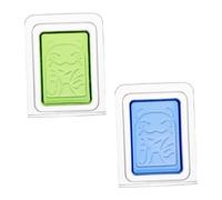 Happyyami Ambientador Doméstico 2 Piezas Diseño de Gato, Gel Sólido Azul, Fragancia Duradera para Cocina y Salón, Decorativo y Ligero