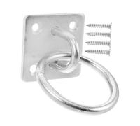 Happyyami Anillo De Atadura para Caballos con Tornillos Enganche para Establo y Lavado Multiusos y Duradero Accesorio para Entrenamiento y Cuidado Equino