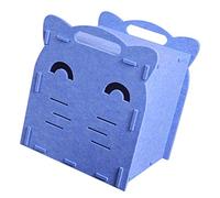 Happyyami Arena para Gatos Removible Cama De Gato Casa para Rascar Gatitos Casa De Gatos Casa Rascador De Cartón para Gatos Cama Rascador para Gatos Basura Juguete Raspador Cucú Blue Sintió