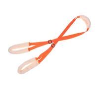 Happyyami Arnés para Perros Pequeños al Aire Libre Hebilla Ajustable y Material de Coral Fleece Naranja Asa a Juego para Soporte y Rehabilitación