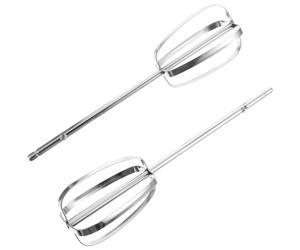 Happyyami Batidor de Mano Resistente Oxidación para Cocina de Acero Inoxidable 1 Par Fácil de Sujetar, Adecuado para Batir Huevos y Mezclar en Repostería en Repostería Reutilizable