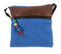 Happyyami Bolsa de Transporte Portátil para Cobayas y Hámsteres Saco de Dormir Transpirable de Algodón Resistente Tamaño Pequeño Color Azul Oscuro Adecuado para Viajes y Color Aleatorio