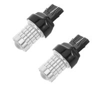Happyyami Bombillas LED de Freno Rojas 7443 para Camiones y Autocaravanas, Paquete de 2 Piezas Aluminio de Aviación y Reemplazo Plug And Play para Mayor Visibilidad Nocturna