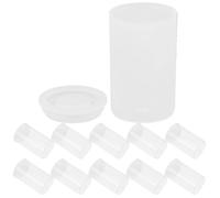 Happyyami Bote de Plástico 30 Pcs Estuche para de Pesca Recipiente Multifuncional Organizador de Accesorios Compacto y para Fotografía y Pesca Color Negro