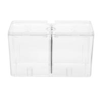 Happyyami Caja De Cría De De Acrílico Incubadora De Aislamiento para De para Reproducción y Hatching De Alevines Diseño Transparente Doble Compartimento