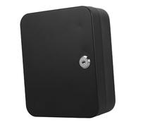 Happyyami Caja de Llaves con Cerradura Montada Pared Almacenamiento Seguro y Organizado para Claves para Oficina y Capacidad para Clasificar y Gestionar hasta Llaves Construcción Resistente