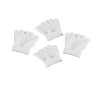 Happyyami Calcetines Hidratantes de Gel para Spa 2 Pares Medio Pie Color Claro Cuidado para Pies Secos y Agrietados Belleza Casa