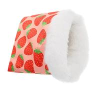 Happyyami Cama Cálida para Roedores Pequeña, Bolsa De Dormir De Algodón, Tamaño M, para Conejillos De Indias, Hámsteres y Petauros del Azúcar, Adecuada para Mascotas Pequeñas Invierno