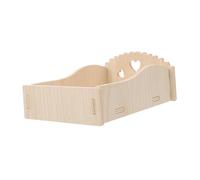 Happyyami Cama De Madera para Cobayas y Hámsters Plataforma De Descanso Espaciosa y Estable Refugio Natural para Mascotas Pequeñas Fácil De Limpiar y Mantener