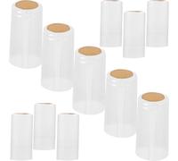 Happyyami Cápsulas Retráctiles de 30mm para Botellas de Vino 100 de Pvc de Boca Sellado Seguro y de Espacio para Accesorios de Vino